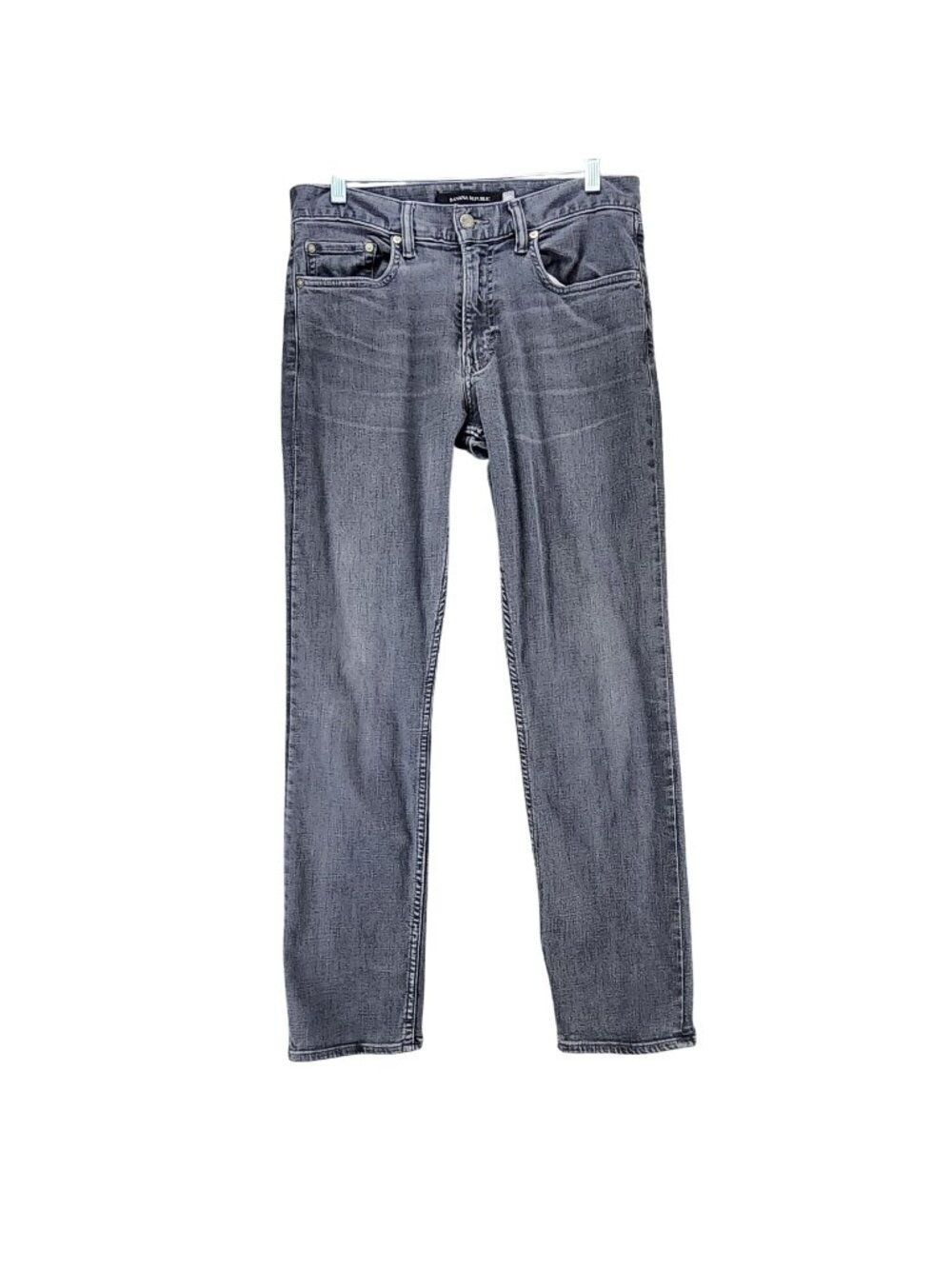 Banana Republic Jeans Mens 31x30 Gray Stretch Denim Slim *Read*